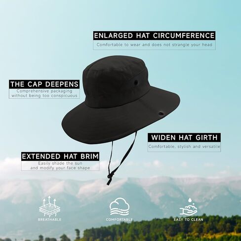 Women's Sun hat Waterproof Bucket Hat for Women Sun Hat UV Protection Packable Rain Hats Lightweight Hiking Hat Fishing Hats in Saudi Arabia