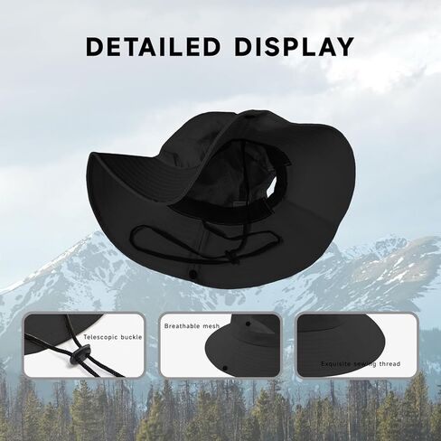 Women's Sun hat Waterproof Bucket Hat for Women Sun Hat UV Protection Packable Rain Hats Lightweight Hiking Hat Fishing Hats in Saudi Arabia