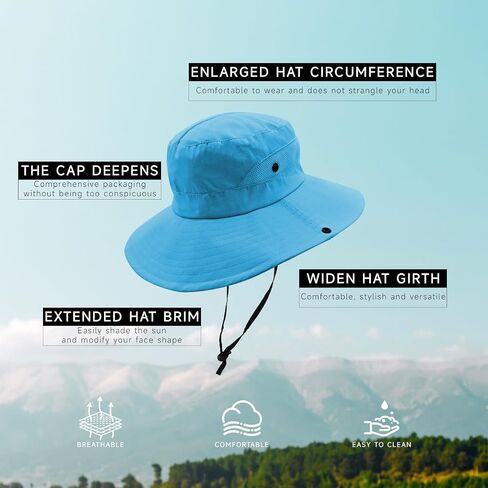 Women's Sun hat Waterproof Bucket Hat for Women Sun Hat UV Protection Packable Rain Hats Lightweight Hiking Hat Fishing Hats in Saudi Arabia