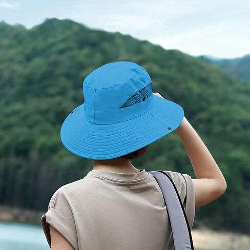 Women's Sun hat Waterproof Bucket Hat for Women Sun Hat UV Protection Packable Rain Hats Lightweight Hiking Hat Fishing Hats in Saudi Arabia