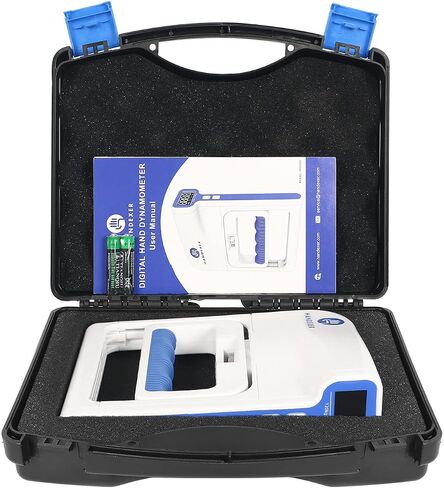 Grip Strength Tester 265lb/120kg, Digital Hand Dynamometer FDA Registered with Backlit LCD for Grip Strength Testing and Training in Saudi Arabia