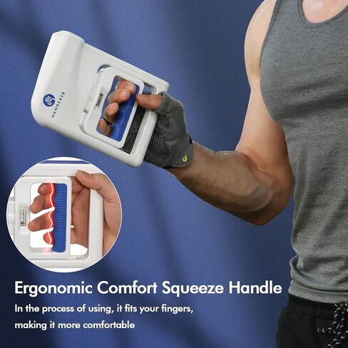 Grip Strength Tester 265lb/120kg, Digital Hand Dynamometer FDA Registered with Backlit LCD for Grip Strength Testing and Training in Saudi Arabia