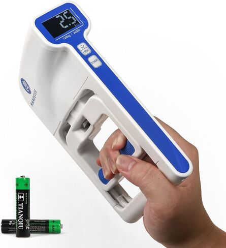 Grip Strength Tester 265lb/120kg, Digital Hand Dynamometer FDA Registered with Backlit LCD for Grip Strength Testing and Training in Saudi Arabia