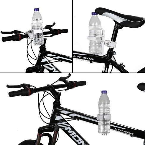 Accmor Bike Water Bottle Holders No Screws, Universal Bike Cup Holder, 360 Degree Rotatable Bike Water Bottle Cage, Water Bottle Holders for Kids Bike Adult Bike in Saudi Arabia