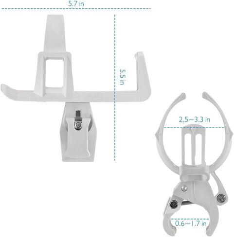 Accmor Bike Water Bottle Holders No Screws, Universal Bike Cup Holder, 360 Degree Rotatable Bike Water Bottle Cage, Water Bottle Holders for Kids Bike Adult Bike in Saudi Arabia