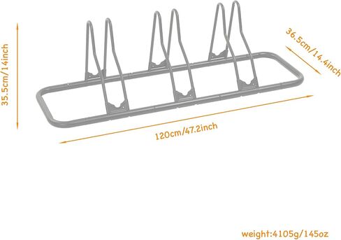 CyclingDeal Bike Rack Floor Parking Bike Stand - Indoor Home Quality Bike Rack Garage Bike Storage Rack - Garage Bike Rack - Bicycle Stand Bike Stand Floor Rack Bicycle Storage in Saudi Arabia