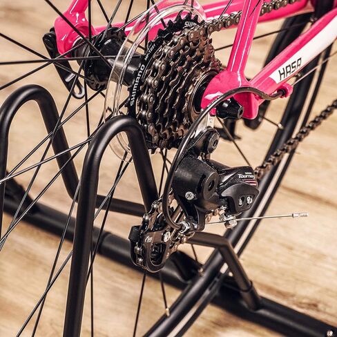 CyclingDeal Bike Rack Floor Parking Bike Stand - Indoor Home Quality Bike Rack Garage Bike Storage Rack - Garage Bike Rack - Bicycle Stand Bike Stand Floor Rack Bicycle Storage in Saudi Arabia