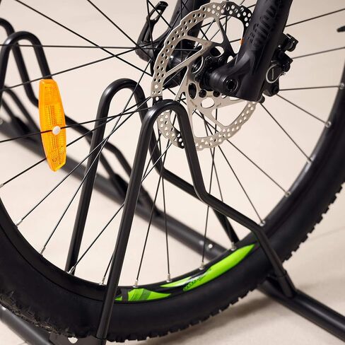 CyclingDeal Bike Rack Floor Parking Bike Stand - Indoor Home Quality Bike Rack Garage Bike Storage Rack - Garage Bike Rack - Bicycle Stand Bike Stand Floor Rack Bicycle Storage in Saudi Arabia