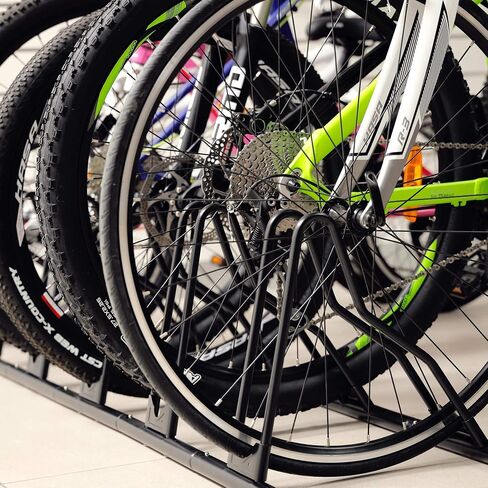 CyclingDeal Bike Rack Floor Parking Bike Stand - Indoor Home Quality Bike Rack Garage Bike Storage Rack - Garage Bike Rack - Bicycle Stand Bike Stand Floor Rack Bicycle Storage in Saudi Arabia