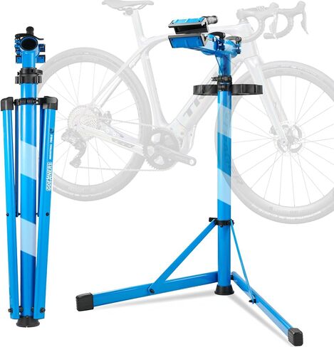 Upgraded Bike Repair Stand Max 176 lbs, Heavy Duty Bicycle Repair Stand, Portable Aluminum Bicycle Stand Manintenance Workstand for Any Bike, Heavy E-Bike, Mountain Bike and Road Bike in Saudi Arabia
