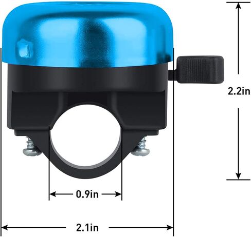 جرس دراجة يونيكورن للأطفال والبنات والأولاد، مقاس قابل للتعديل، ملحقات جرس الدراجة للبالغين والنساء والرجال، أبواق الدراجة ذات الصوت الواضح in Kuwait