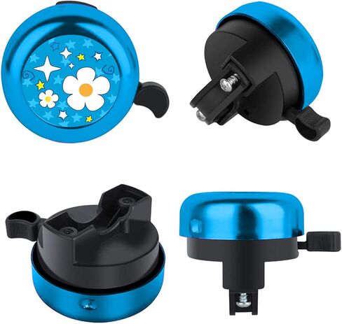 جرس دراجة يونيكورن للأطفال والبنات والأولاد، مقاس قابل للتعديل، ملحقات جرس الدراجة للبالغين والنساء والرجال، أبواق الدراجة ذات الصوت الواضح in Kuwait