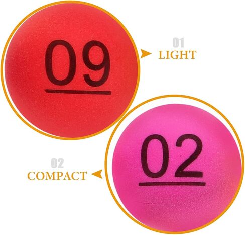 TOYANDONA 10pcs Raffle Balls Numbers 1-10 Bingo Balls Sphere Game Balls Small Numbered Plastic Ball Games for Game Night Large Group Activities in Saudi Arabia