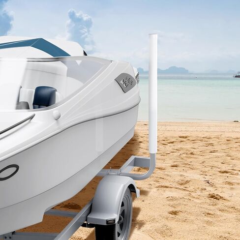 VEVOR Marine Trailer Assistant, 43'' Flexible Height Guide Poles, Pair of Corrosion-Resistant Steel Supports, Equipped with PVC Sleeves, Suitable for Ski, Fishing, or Sailboat Trailers 2 in Saudi Arabia
