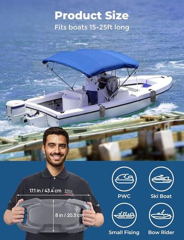 KEMIMOTO Boat Fenders Boat Bumpers for Docking Upgraded Boat Fenders Bumpers, Fit for Bass Boat Jon Boat and Pontoon Boat in Saudi Arabia