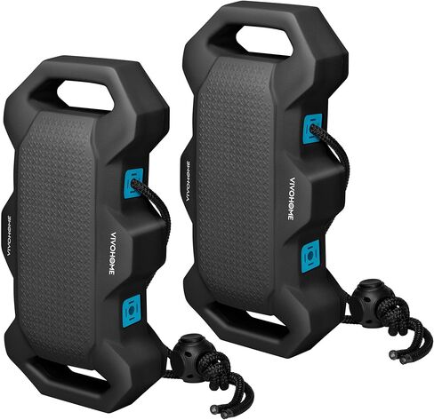 VIVOHOME EVA Boat Fenders for Docking, Boat Bumpers with Nylon Rope, and Fixed Lock Fit for Yachts, Sailing Dinghies, Bass Boats in Kuwait