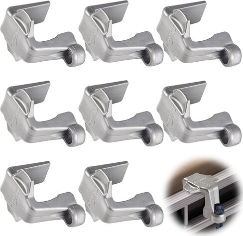 Boat Bumper Clips, Pontoon Boat Fender Clips for Docking, Pontoon Boat Square Rail Fender Hangers/Adjusters/Clips Work with Pontoon Bumpers for Docking in Kuwait