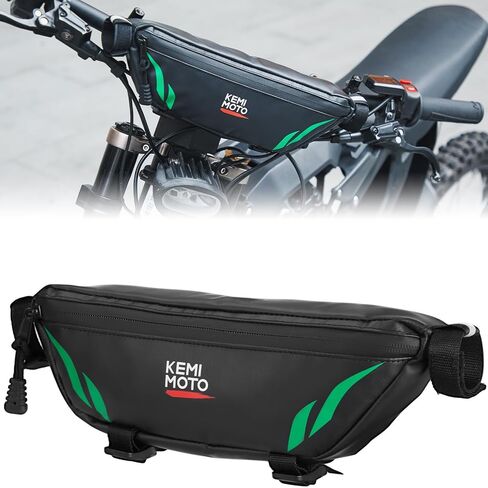 KEMIMOTO Motorcycle Handlebar Bag Universal Waterproof Front Storage Bag Bicycle Handlebar Bag Compatible with Sur-Ron Light Bee X and S X160 X260 Talaria Sting Segway Electric Dirt Bike in Saudi Arabia