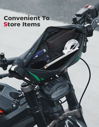 KEMIMOTO Motorcycle Handlebar Bag Universal Waterproof Front Storage Bag Bicycle Handlebar Bag Compatible with Sur-Ron Light Bee X and S X160 X260 Talaria Sting Segway Electric Dirt Bike in Saudi Arabia