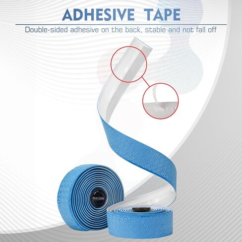BUCKLOS Bike Handlebar Tape for Road Bike, Bicycle 3mm Thick EVA Padded Bar Tape,PU Handle bar Grip Wrap for Gravel Bike Cycling in Saudi Arabia