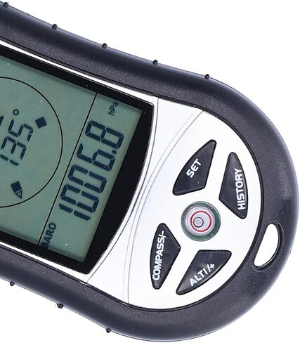Multifunction Digital Altimeter, Barometer, Digital Compass, Hiking Thermometer 8 in 1, Handheld Altimeter for Hiking Mountaineering -2300 to 29500FT 1100MBAR in Saudi Arabia