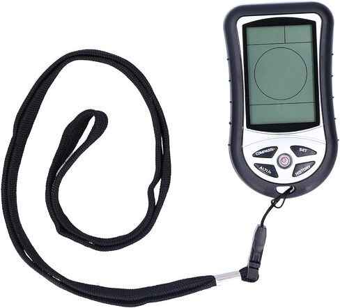 Multifunction Digital Altimeter, Barometer, Digital Compass, Hiking Thermometer 8 in 1, Handheld Altimeter for Hiking Mountaineering -2300 to 29500FT 1100MBAR in Saudi Arabia