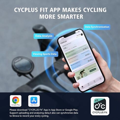 كمبيوتر دراجة CYCPLUS GPS، كمبيوتر لاسلكي لركوب الدراجات، ANT+ كمبيوتر بلوتوث للدراجة، عداد سرعة صغير، عداد مسافات مقاوم للماء، متتبع MTB، قابل لإعادة الشحن مع شاشة 2.5 بوصة لسائقي الدراجات في الهواء الطلق in Kuwait
