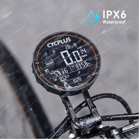 كمبيوتر دراجة CYCPLUS GPS، كمبيوتر لاسلكي لركوب الدراجات، ANT+ كمبيوتر بلوتوث للدراجة، عداد سرعة صغير، عداد مسافات مقاوم للماء، متتبع MTB، قابل لإعادة الشحن مع شاشة 2.5 بوصة لسائقي الدراجات في الهواء الطلق in Kuwait