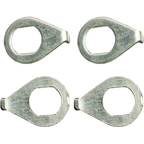 Bike Universal Wheel Hub Hook Washer Gasket Front Axle Gasket Fixed Front Wheel Hanging Hook Safety Washer, Hub Retaining Clip for Front Wheel (4 pcs)