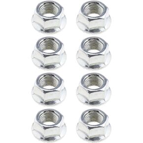 Create idea 8Pcs 3/8" (9.5mm) Bicycle Wheel Axle Track Flange Nuts for Bicycle Front and Rear Wheels Std MTB Hybrid Bikes Kids Bikes Bicycle Wheels Accessories Alloy