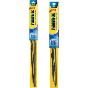 Rain-X 820144 WeatherBeater Wiper Blades, 24" and 19" Windshield Wipers (Pack Of 2), Automotive Replacement Windshield Wiper Blades That Meet Or Exceed OEM Quality And Durability Standards