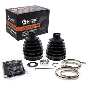NICHE Front CV Axle Boot Kit For Polaris Sportsman 1000 XP 550 Scrambler 850 Replaces 2204361 2204387