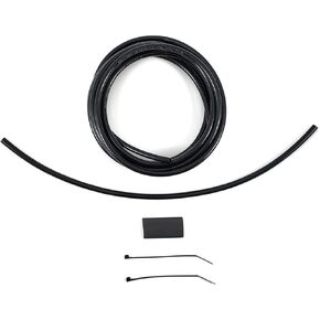Universal 4mm ID Carburetor Vent Hose Lines Overflow 10'ft Kit Fits Keihin Mikuni Carb Mx ATV Max-Motorsports (Black) Various UNI10