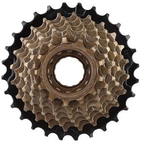 Demeras 6 Speed Bike Cassette Sprocket, 14T to 28T Mountain Bike Flywheel Bicycle Freewheel Mountain Bike Replacement Accessory