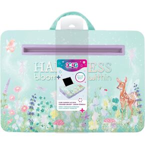 Make It Real: Fairy Lap Desk, Includes Slot That can Hold Tablets, Smart Phones, Easy to Transport with a Sturdy Handle, for Ages 8 and up