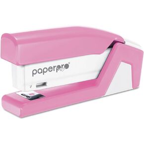 PaperPro 1588 - Pink Ribbon Compact Stapler, 15-Sheet Capacity, Pink/White