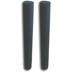 Mad Dog Boat Trailer Guide Pole Pad and Cover with Capped Ends | 60 Inch | Black | Heavy Duty UV Fade Proof Canvas | Set of Two
