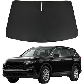 D-Lumina CRV Windshield Sunshade Compatible with 2017 2018 2019 2020 2021 2022 Honda CR-V (LX, EX, EX-L, EX-L Navi, Touring) (Not for 2022 Sport) - Foldable Front Window Sun Shade Shield Protector