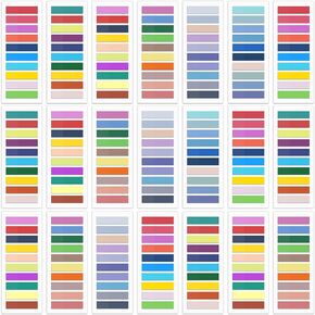 SIQUK 4200 Pieces Page Marker Tabs Colored Sticky Page Tabs Page Flags Fluorescent Tape Flags Index Tabs, 30 Sets 7 Colors