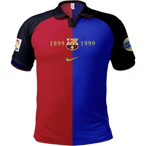 PAP Products Barcelona 1999 Retro Jersey, Barcelona Jersey, Barca Jersey, FC Barcelona Jersey Men, Retro Soccer Jersey, 10