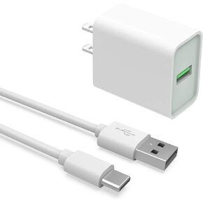 18W Type C Fast Quick Charger Fit for Samsung Galaxy Tab A7 Lite 8.7"/ Tab A7 10.4" (2020)/ Tab S6 Lite/Tab A 8.4" (2020) SM-T500/T597/T307/P610 USB C Tablet PD Power Supply Adapter Cord QC 3.0
