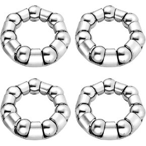Bicycle Wheel Bearing Retainer 3/16 inch x 7 Balls,4 Pcs Ball Bearings for Bike Front Wheel, Kids/Stretch Bicycle