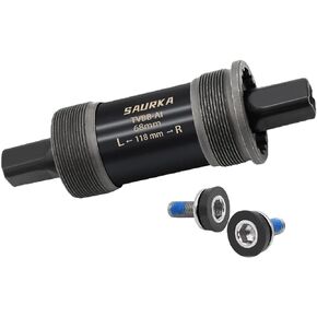 Square Tapered Bottom Bracket-BB-300/BB-101/BB-100/BB-UN26, English BSA 68mm for Shimano, 68mm×110 113 116 118 122.5 127