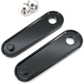 Enhance Your Harley Riding Experience with Easy-to-Install Hard Floorboards - Perfect for Freedom-Loving Motorcycle Drivers (Black)