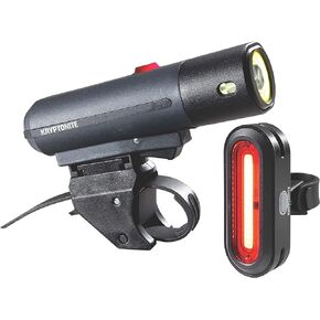 Kryptonite Alley F-800 Front LED Bicycle Headlight & Avenue R-75 Rear LED COB Bicycle Indicator Light