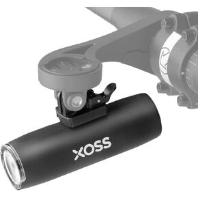 XOSS Bike Light for Night Riding, USB Rechargeable Bike Headlight with 5 Modes, Waterproof Cycling Light for Road, Mountain, Commuter Bikes, Bicycle Light Easy to Install