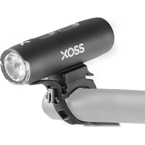 XOSS XL-800 Bike Headlight, 800 Lumens USB-C Rechargeable Bicycle Lights for Night Riding, Waterproof LED Cycling Road Bike Light with 5 Modes, Front Light Easy to Install