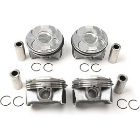 11257601181 Piston Ring Kit 4Pcs Fit for Mini Cooper 2010-2016 120i 118i Countryman Paceman for 1.6L 1597CC 98Cu. In. l4 GAS DOHC Turbocharged Engine