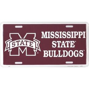 Mississippi State Bulldogs License Plate