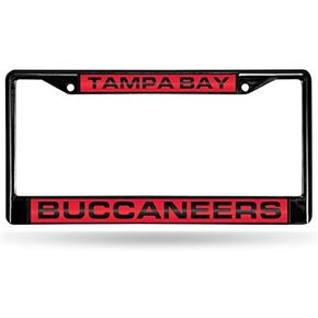 Rico Industries NFL Unisex-Adult Laser Cut Inlaid Standard Chrome License Plate Frame
